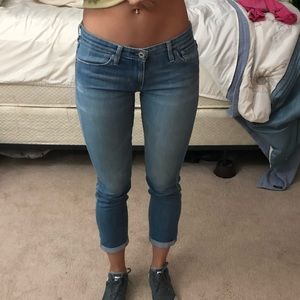 Adriano Goldschmied Cigarette Crop Roll-up jeans